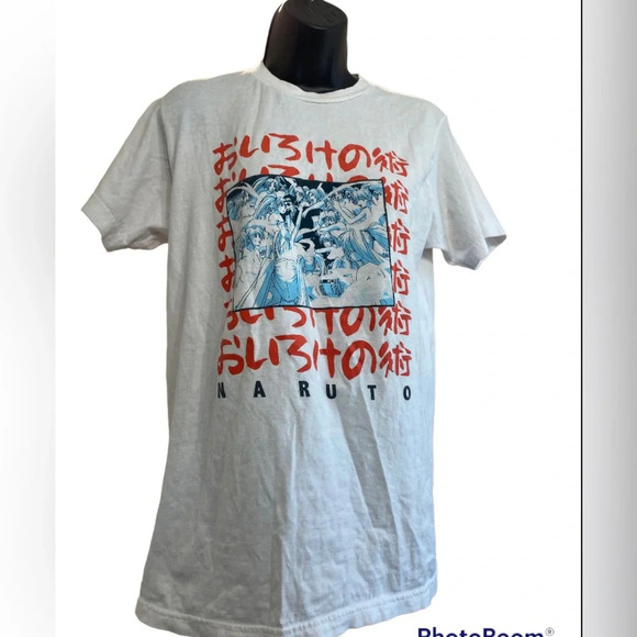 Naruto Shippuden Junior's Harem Technique Graphic-Print T-Shirt Size Medium - Picture 1 of 3